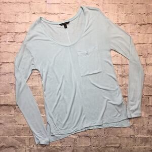Banana Republic Long Sleeve, Front Pocket Top
